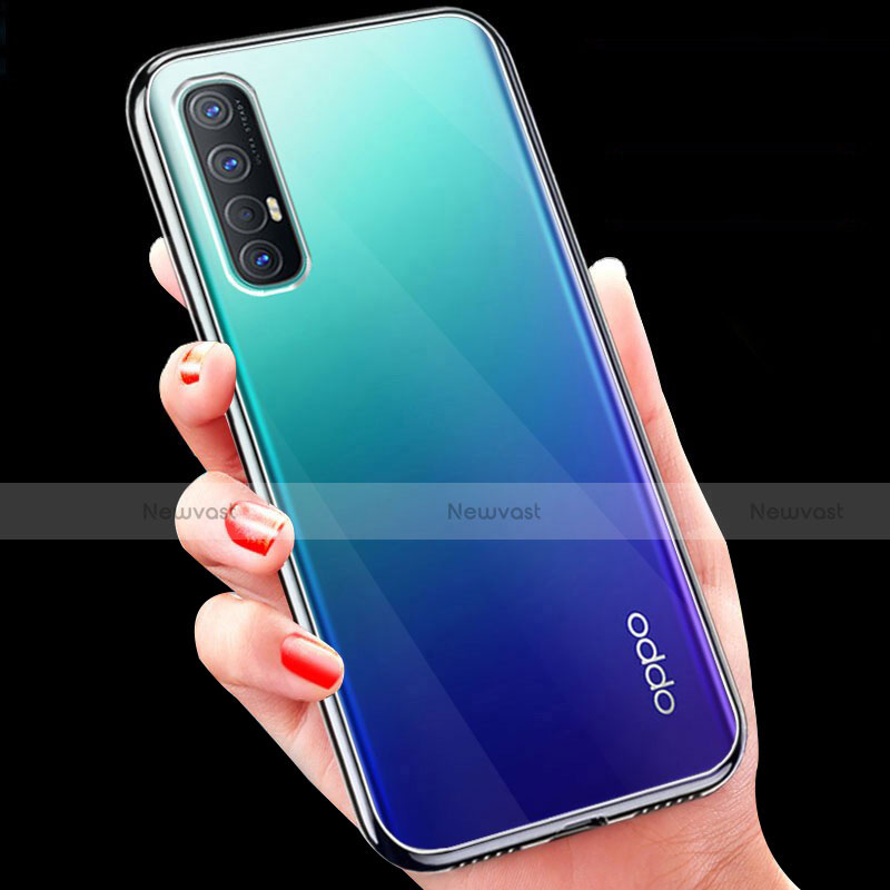 Ultra-thin Transparent TPU Soft Case T02 for Oppo K7 5G Clear