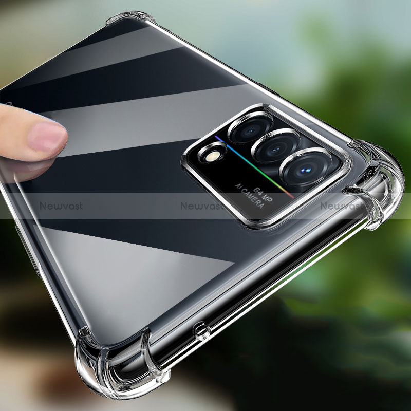 Ultra-thin Transparent TPU Soft Case T02 for Oppo K9 5G Clear