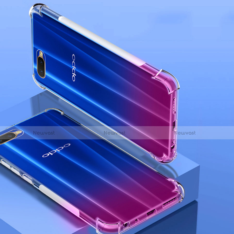 Ultra-thin Transparent TPU Soft Case T02 for Oppo R15X Clear