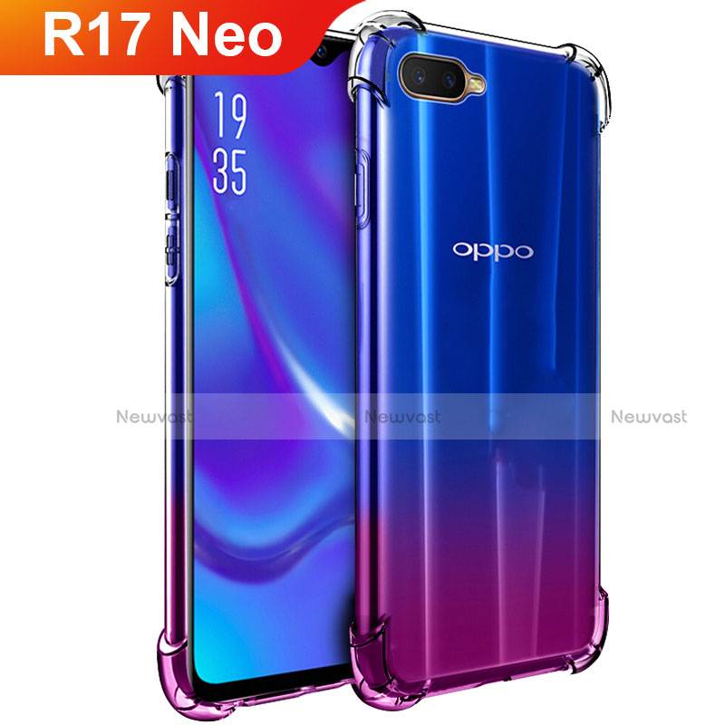 Ultra-thin Transparent TPU Soft Case T02 for Oppo R17 Neo Clear