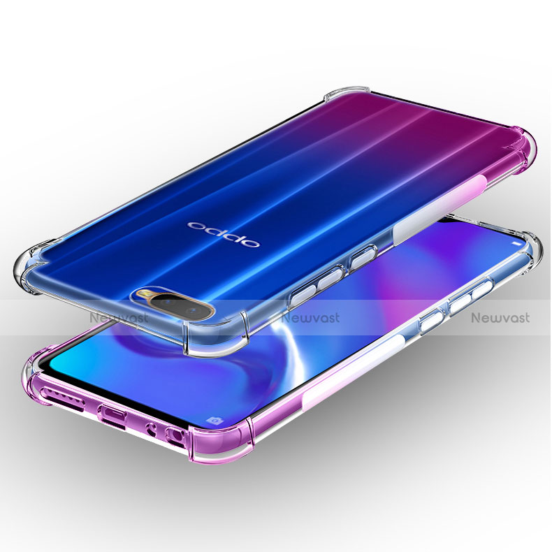 Ultra-thin Transparent TPU Soft Case T02 for Oppo R17 Neo Clear