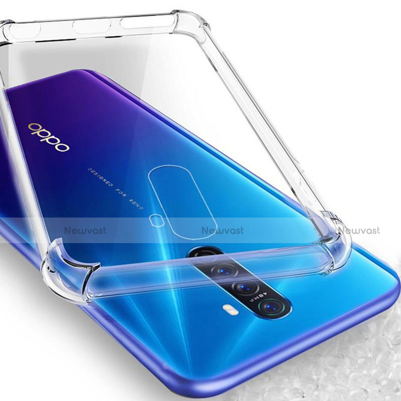 Ultra-thin Transparent TPU Soft Case T02 for Oppo Reno Ace Clear