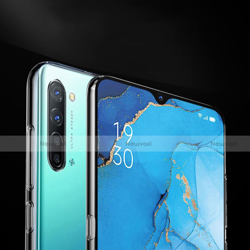 Ultra-thin Transparent TPU Soft Case T02 for Oppo Reno3 Clear
