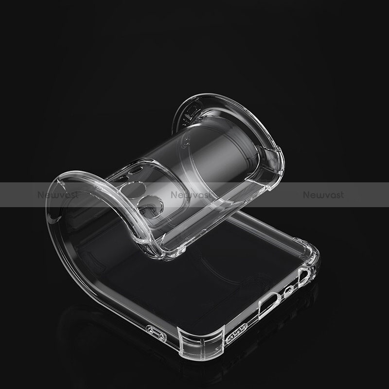 Ultra-thin Transparent TPU Soft Case T02 for Oppo Reno5 Z 5G Clear