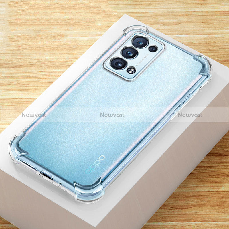Ultra-thin Transparent TPU Soft Case T02 for Oppo Reno6 Pro+ Plus 5G Clear