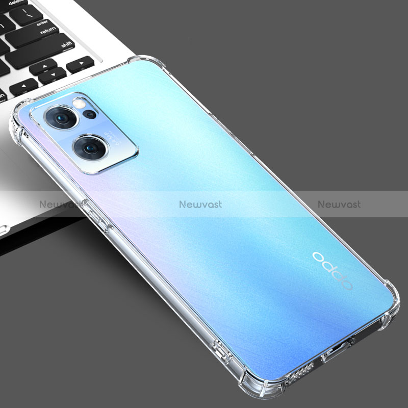 Ultra-thin Transparent TPU Soft Case T02 for Oppo Reno7 5G Clear