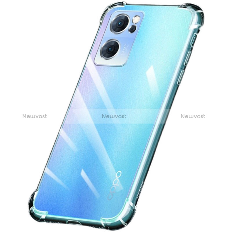 Ultra-thin Transparent TPU Soft Case T02 for Oppo Reno7 5G Clear