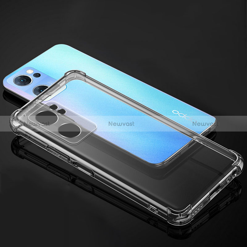 Ultra-thin Transparent TPU Soft Case T02 for Oppo Reno7 SE 5G Clear