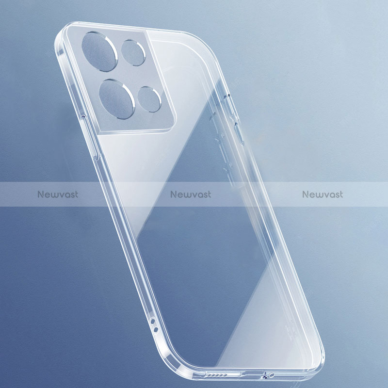 Ultra-thin Transparent TPU Soft Case T02 for Oppo Reno8 5G Clear