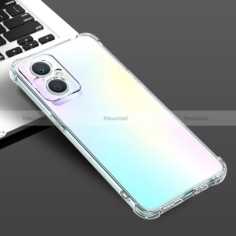 Ultra-thin Transparent TPU Soft Case T02 for Oppo Reno8 Lite 5G Clear