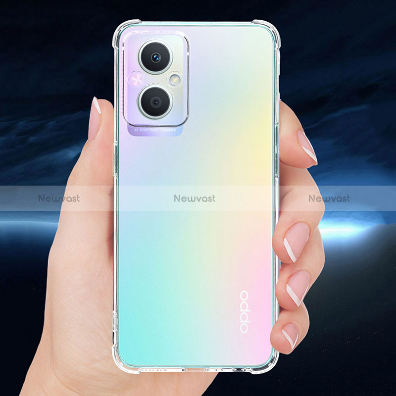 Ultra-thin Transparent TPU Soft Case T02 for Oppo Reno8 Lite 5G Clear