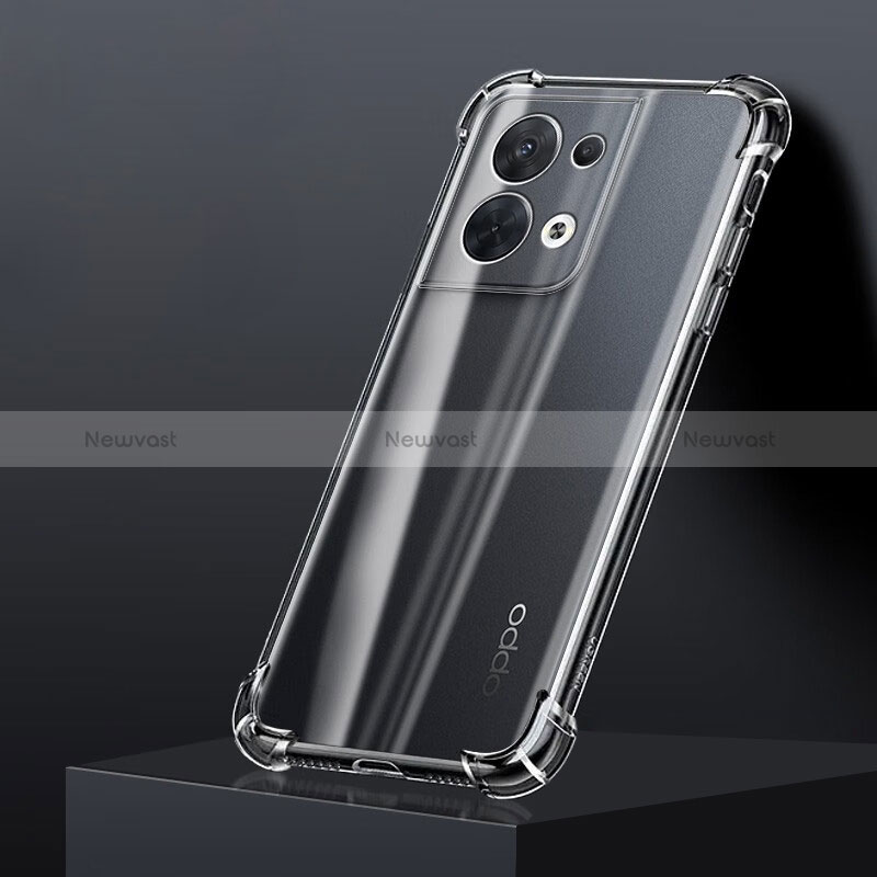 Ultra-thin Transparent TPU Soft Case T02 for Oppo Reno8 Pro+ Plus 5G Clear