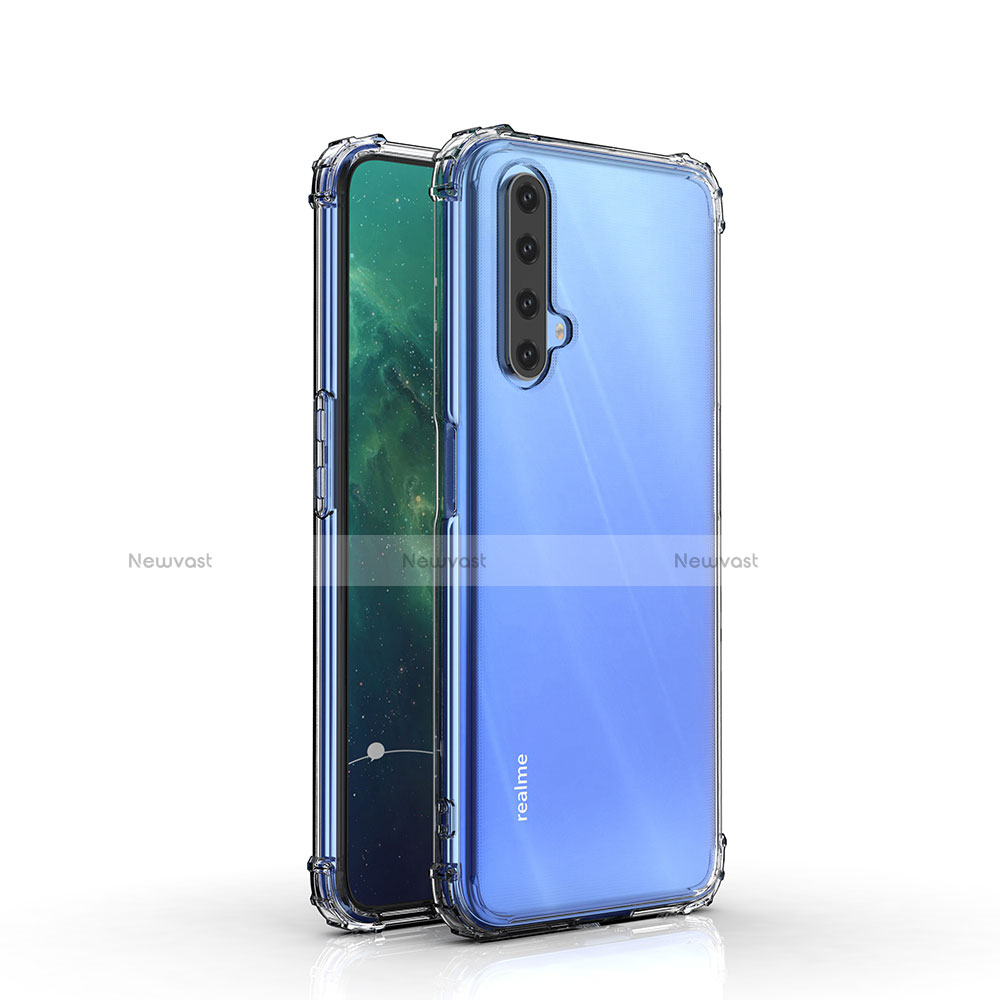 Ultra-thin Transparent TPU Soft Case T02 for Realme X50t 5G Clear