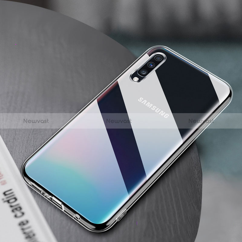 Ultra-thin Transparent TPU Soft Case T02 for Samsung Galaxy A30S Clear