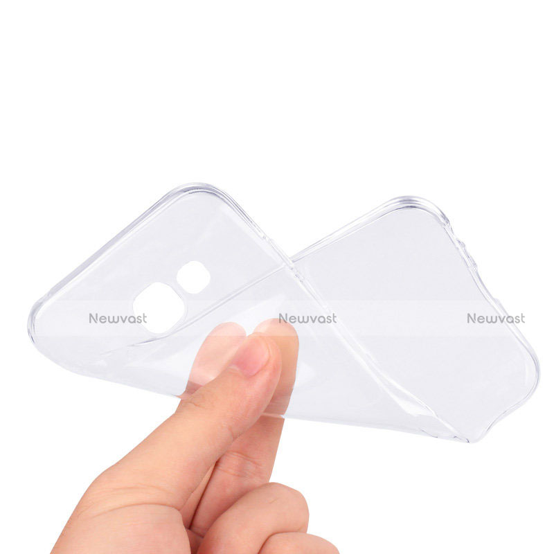 Ultra-thin Transparent TPU Soft Case T02 for Samsung Galaxy A5 (2017) Duos Clear