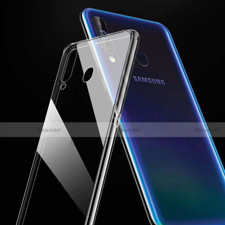 Ultra-thin Transparent TPU Soft Case T02 for Samsung Galaxy A60 Clear