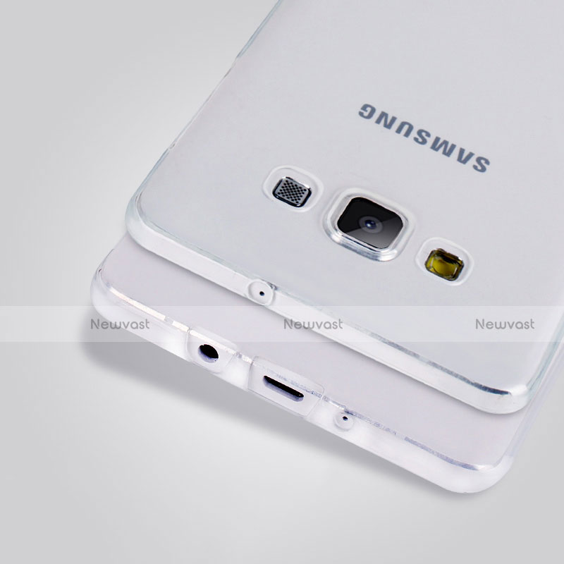 Ultra-thin Transparent TPU Soft Case T02 for Samsung Galaxy A7 Duos SM-A700F A700FD Clear