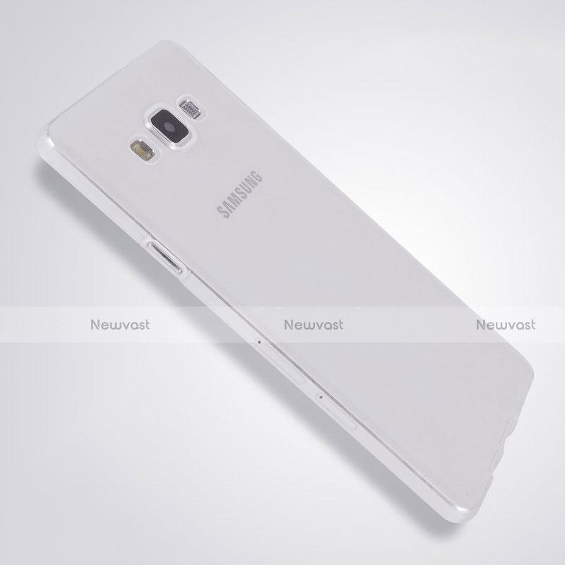 Ultra-thin Transparent TPU Soft Case T02 for Samsung Galaxy A7 SM-A700 Clear