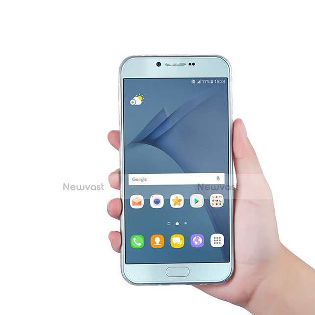 Ultra-thin Transparent TPU Soft Case T02 for Samsung Galaxy A8 (2016) A8100 A810F Clear