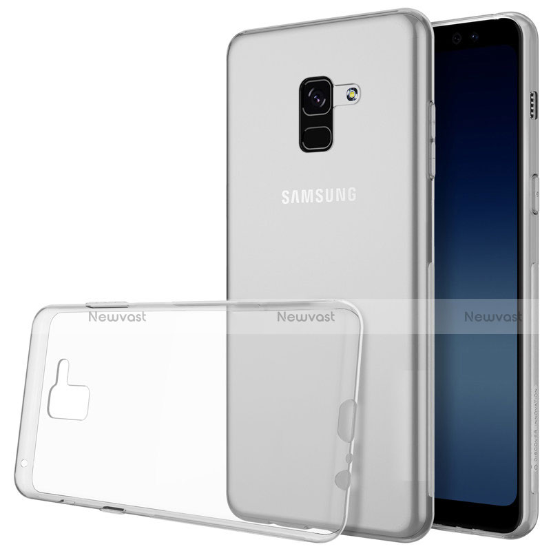 Ultra-thin Transparent TPU Soft Case T02 for Samsung Galaxy A8+ A8 Plus (2018) A730F Clear