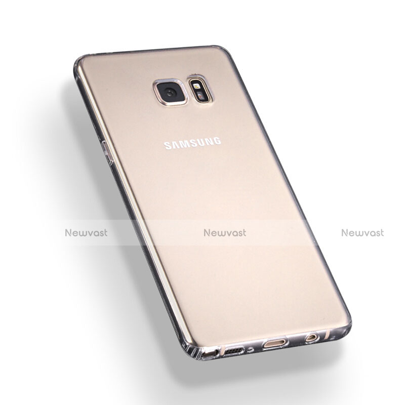 Ultra-thin Transparent TPU Soft Case T02 for Samsung Galaxy C7 Pro C7010 Clear