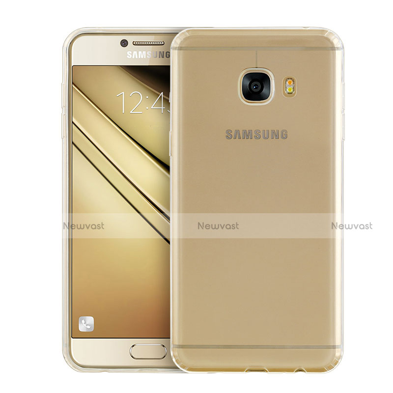 Ultra-thin Transparent TPU Soft Case T02 for Samsung Galaxy C7 SM-C7000 Clear