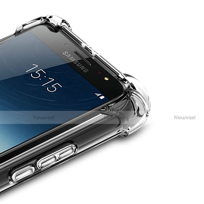 Ultra-thin Transparent TPU Soft Case T02 for Samsung Galaxy C8 C710F Clear