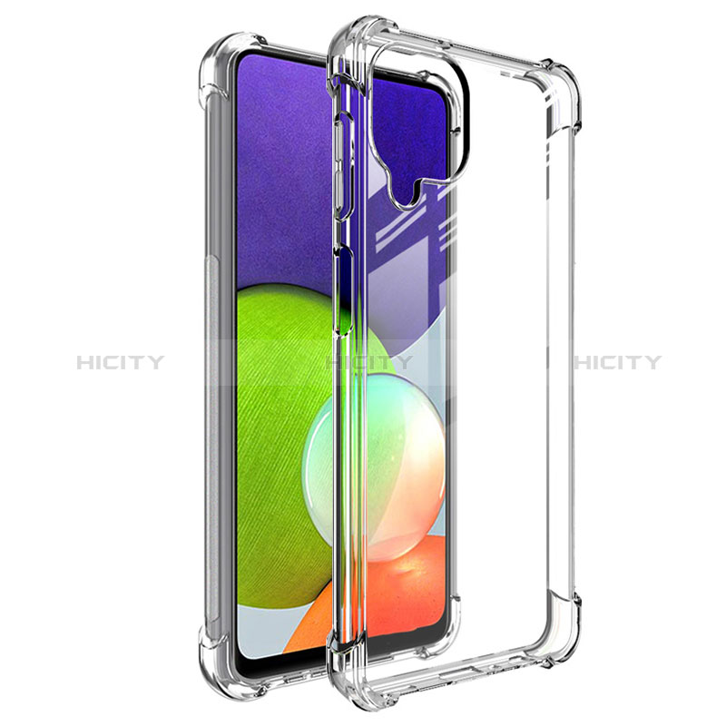 Ultra-thin Transparent TPU Soft Case T02 for Samsung Galaxy F22 4G Clear