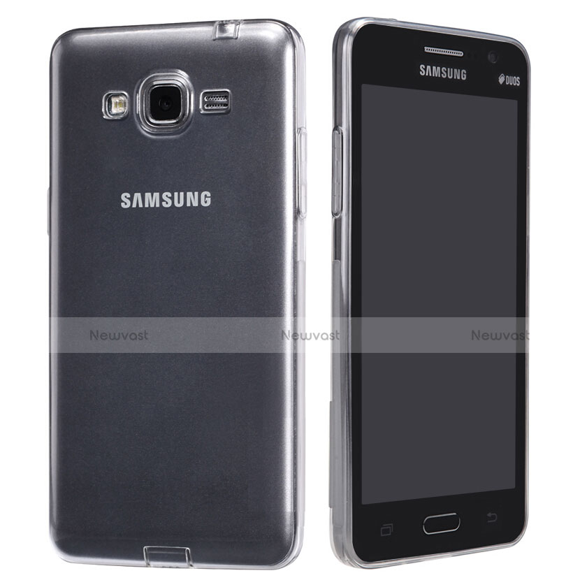 Ultra-thin Transparent TPU Soft Case T02 for Samsung Galaxy Grand Prime 4G G531F Duos TV Clear