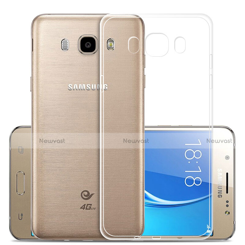 Ultra-thin Transparent TPU Soft Case T02 for Samsung Galaxy J5 Duos (2016) Clear