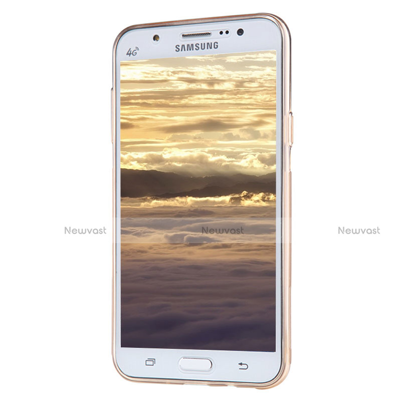 Ultra-thin Transparent TPU Soft Case T02 for Samsung Galaxy J5 SM-J500F Gold