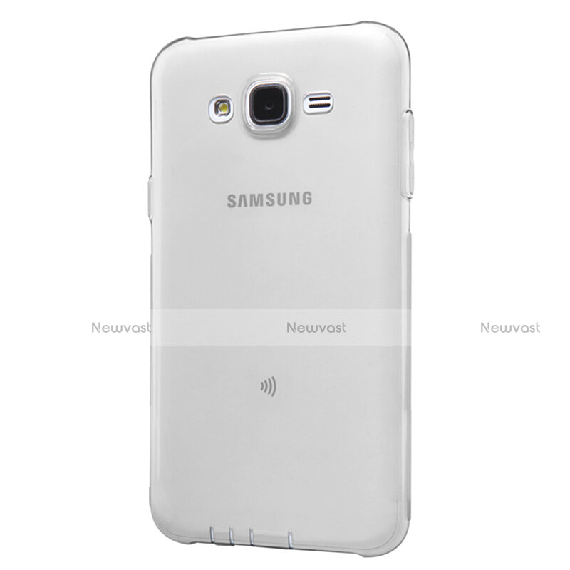 Ultra-thin Transparent TPU Soft Case T02 for Samsung Galaxy J5 SM-J500F Gray