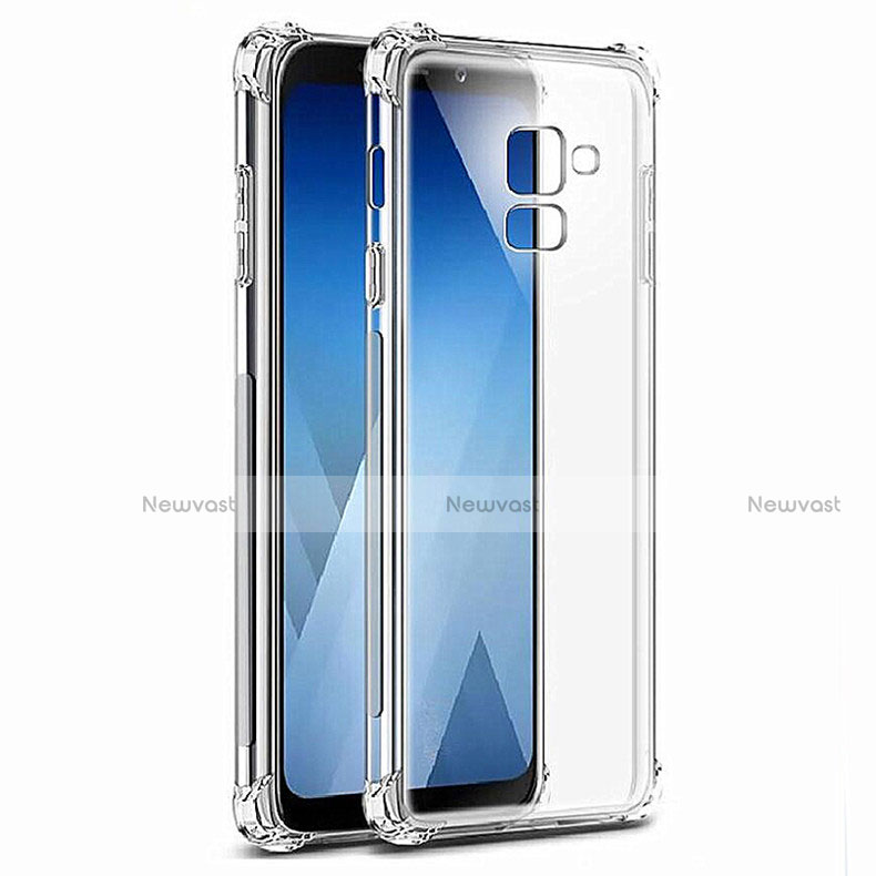 Ultra-thin Transparent TPU Soft Case T02 for Samsung Galaxy J6 (2018) J600F Clear