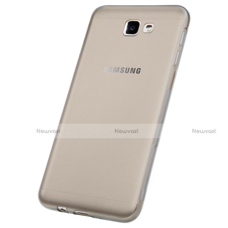 Ultra-thin Transparent TPU Soft Case T02 for Samsung Galaxy J7 Prime Gray