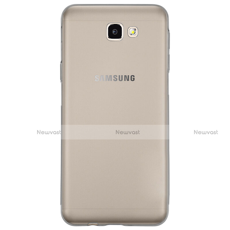 Ultra-thin Transparent TPU Soft Case T02 for Samsung Galaxy J7 Prime Gray