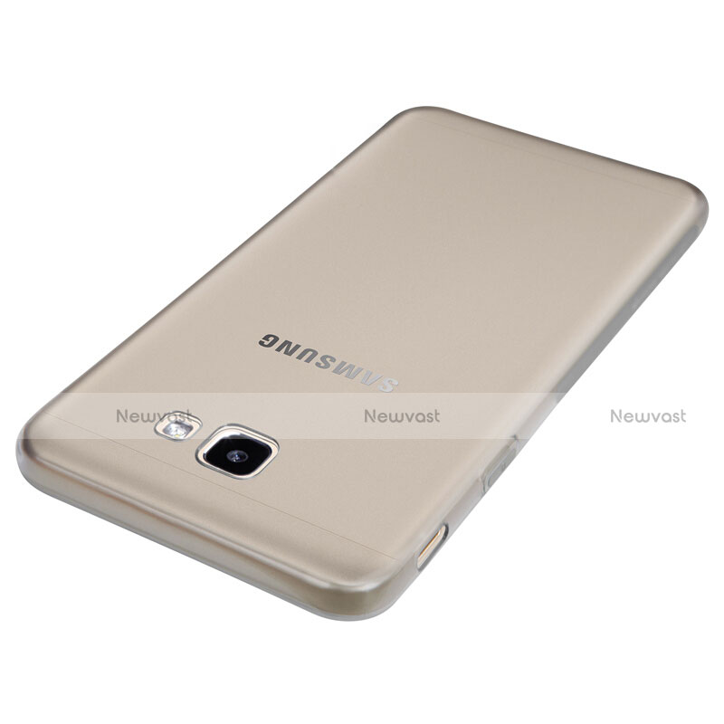Ultra-thin Transparent TPU Soft Case T02 for Samsung Galaxy J7 Prime Gray