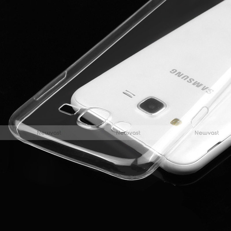 Ultra-thin Transparent TPU Soft Case T02 for Samsung Galaxy J7 SM-J700F J700H Clear