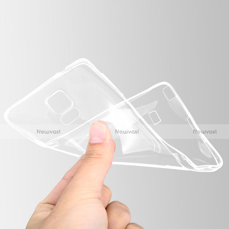 Ultra-thin Transparent TPU Soft Case T02 for Samsung Galaxy Note 4 SM-N910F Clear