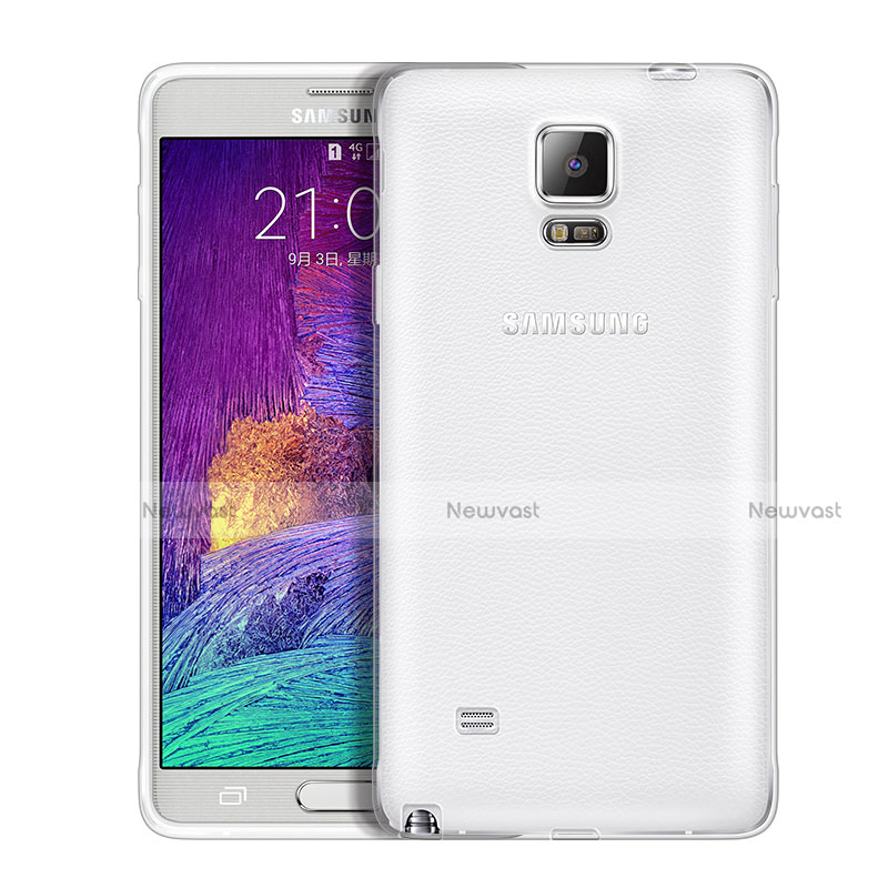 Ultra-thin Transparent TPU Soft Case T02 for Samsung Galaxy Note 4 SM-N910F Clear