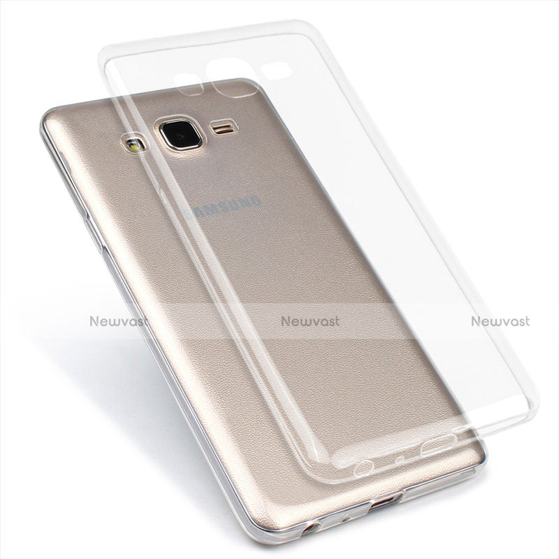 Ultra-thin Transparent TPU Soft Case T02 for Samsung Galaxy On7 G600FY Clear
