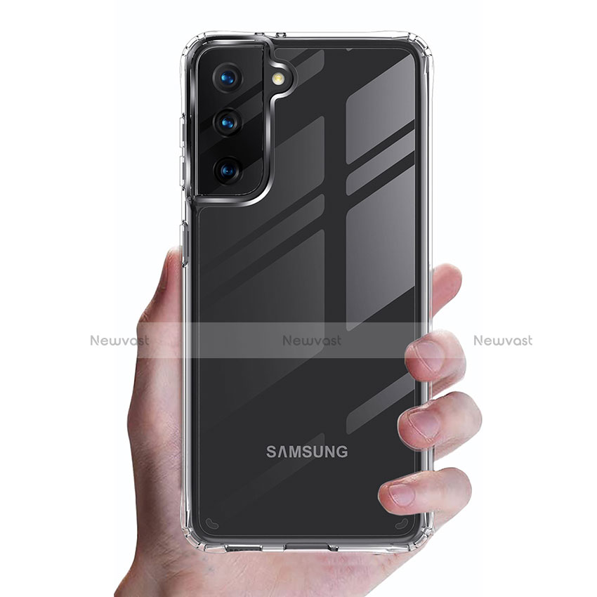 Ultra-thin Transparent TPU Soft Case T02 for Samsung Galaxy S21 5G