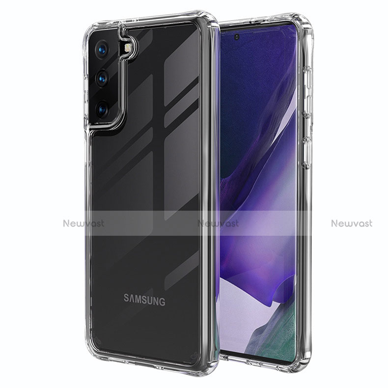 Ultra-thin Transparent TPU Soft Case T02 for Samsung Galaxy S21 5G