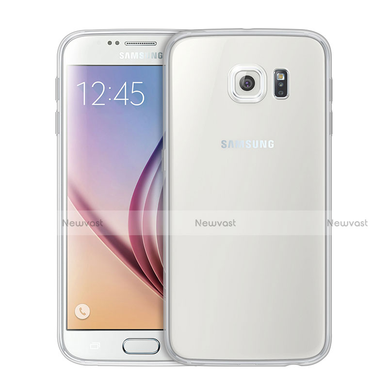 Ultra-thin Transparent TPU Soft Case T02 for Samsung Galaxy S6 Duos SM-G920F G9200 Clear