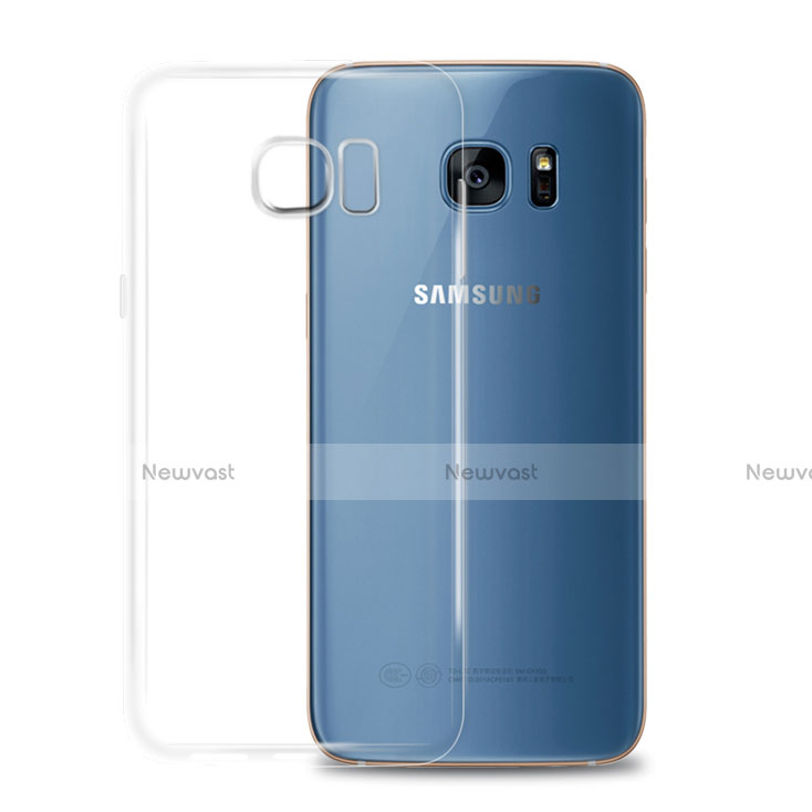 Ultra-thin Transparent TPU Soft Case T02 for Samsung Galaxy S7 G930F G930FD Clear