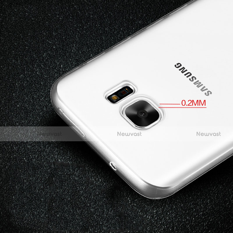 Ultra-thin Transparent TPU Soft Case T02 for Samsung Galaxy S7 G930F G930FD Clear