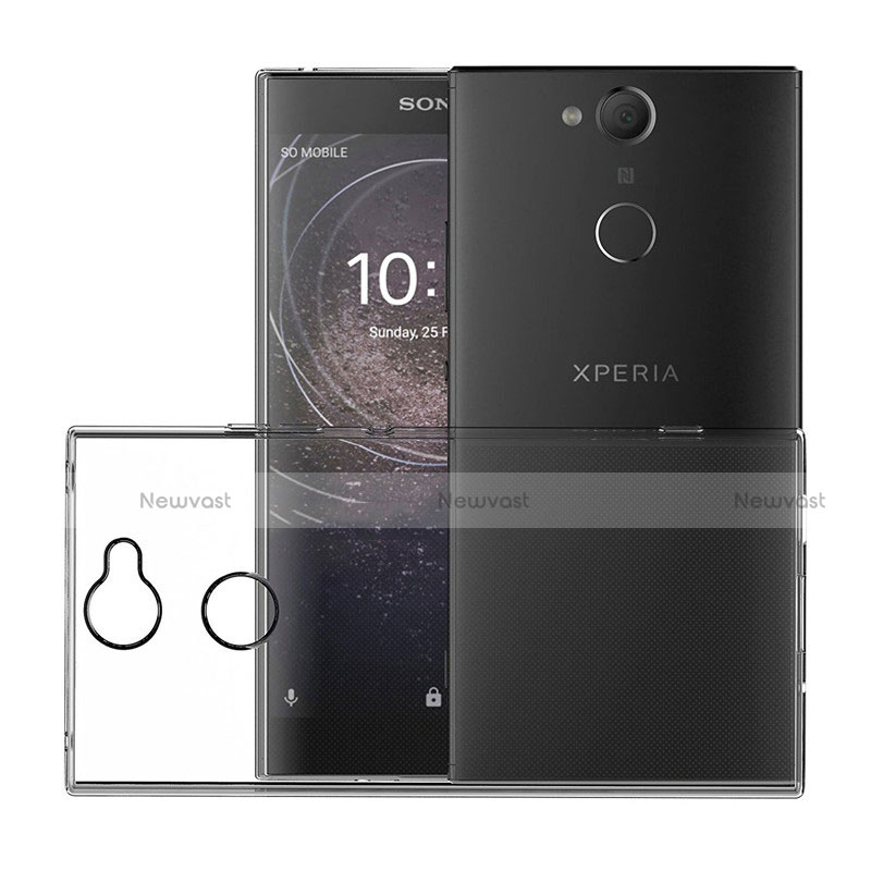 Ultra-thin Transparent TPU Soft Case T02 for Sony Xperia XA2 Clear