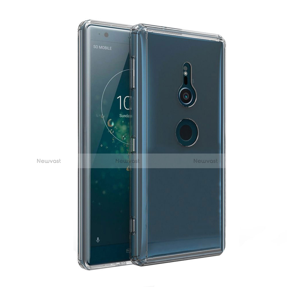 Ultra-thin Transparent TPU Soft Case T02 for Sony Xperia XZ2 Clear