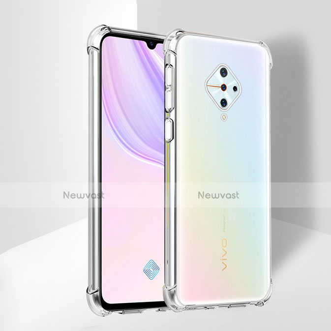 Ultra-thin Transparent TPU Soft Case T02 for Vivo S1 Pro Clear