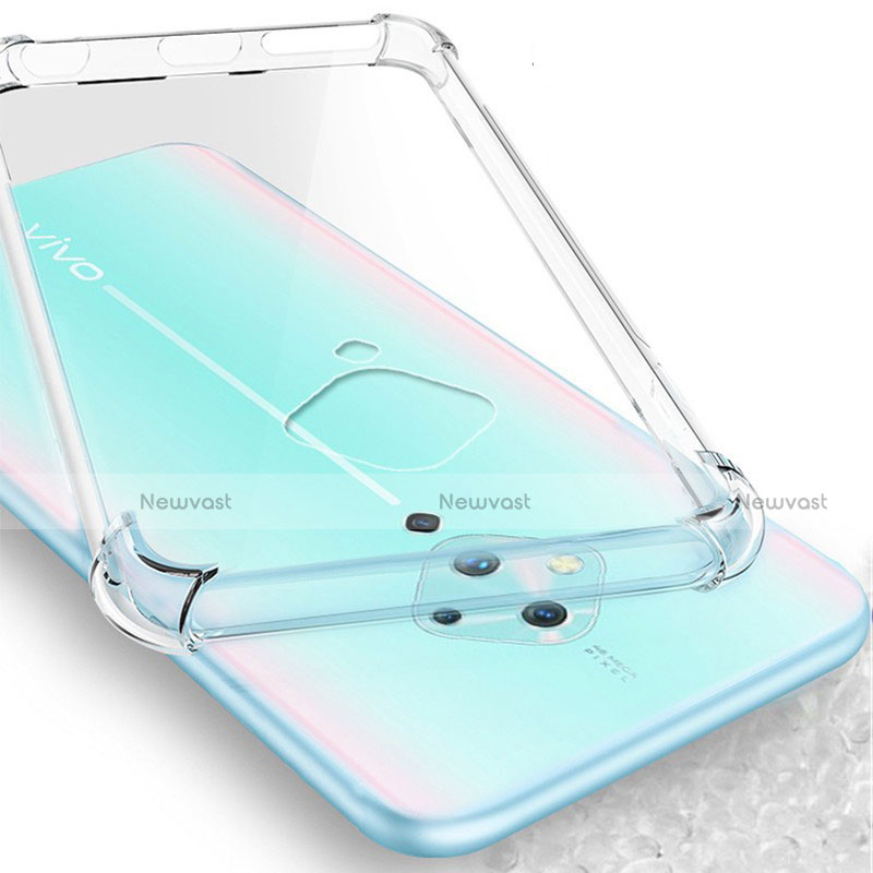 Ultra-thin Transparent TPU Soft Case T02 for Vivo S1 Pro Clear