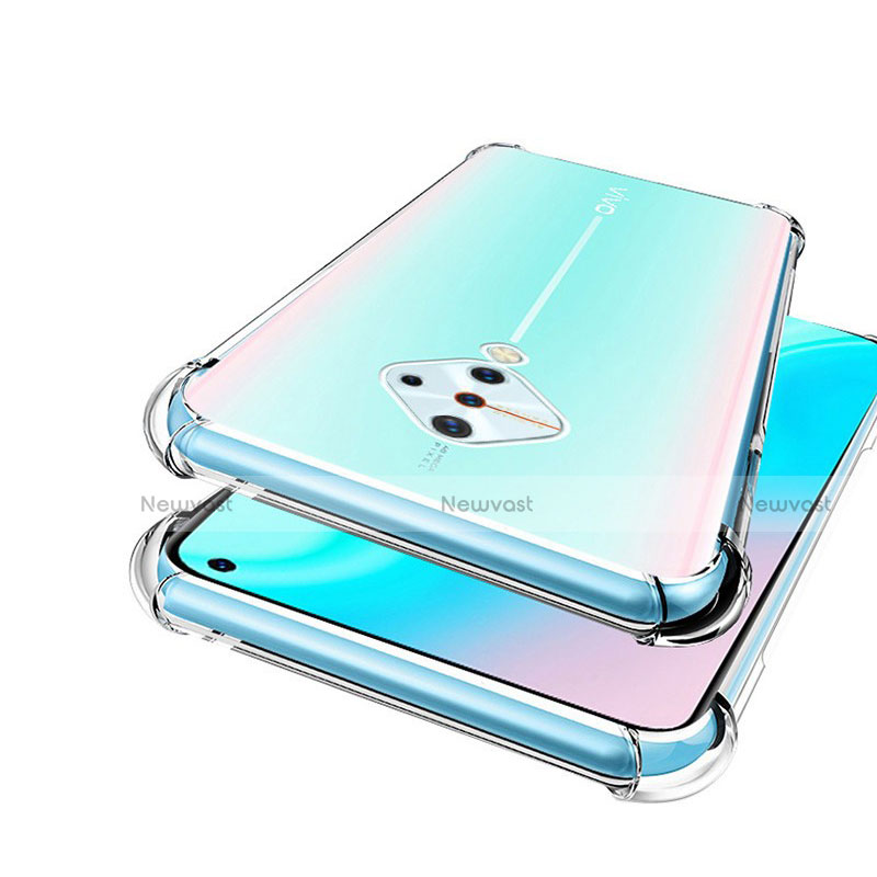 Ultra-thin Transparent TPU Soft Case T02 for Vivo X50 Lite Clear